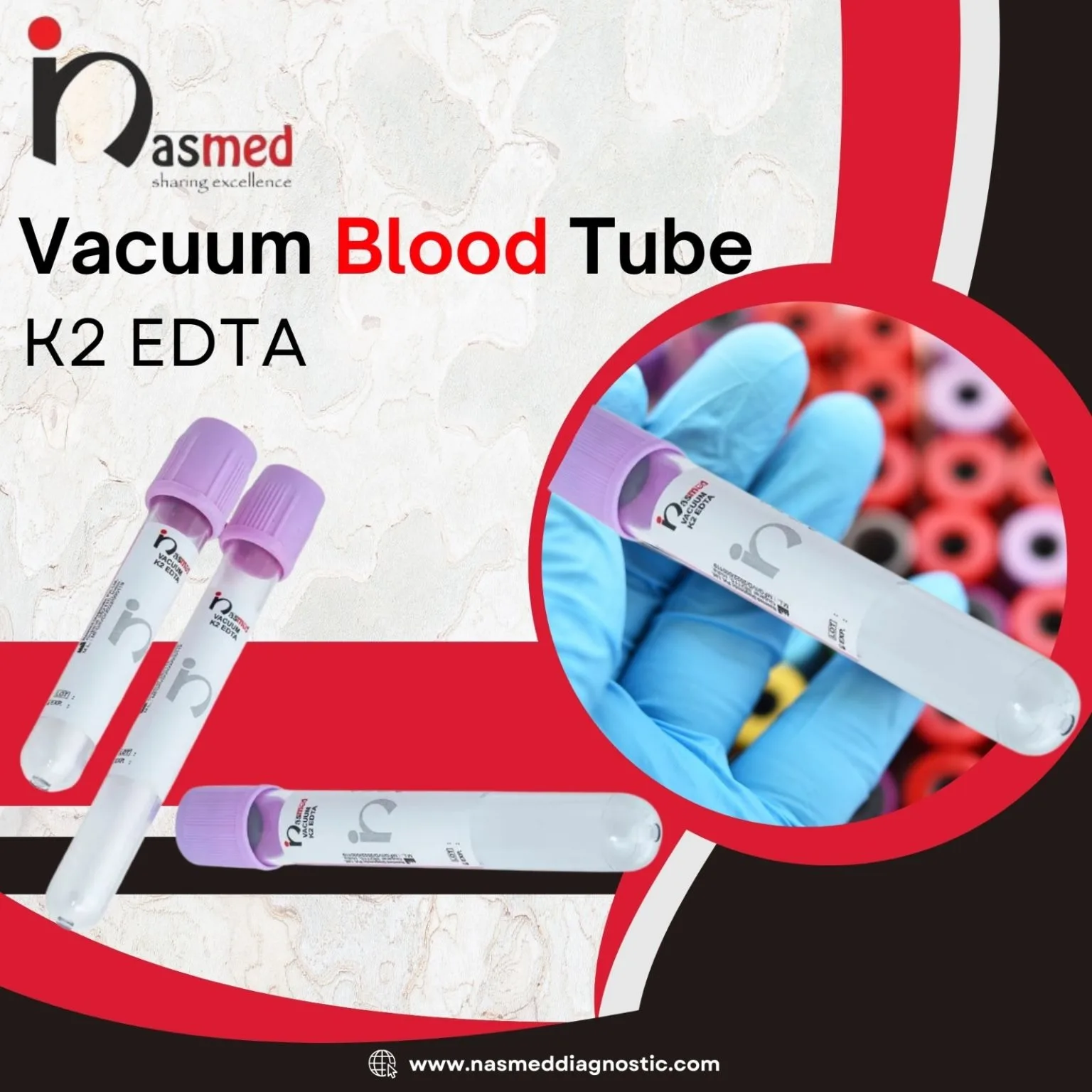 Manufacturer of K2 EDTA Vacuum Blood Collection Tubes