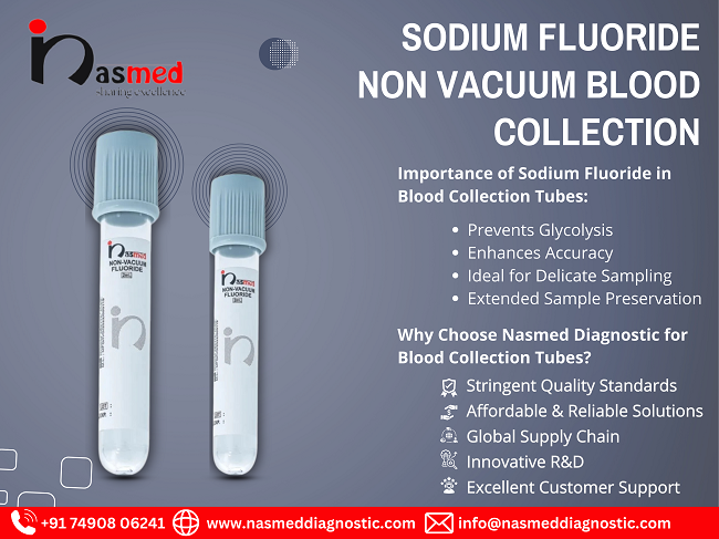Buy Sodium Fluoride Non Vacuum Blood Collection Tubes in Delhi