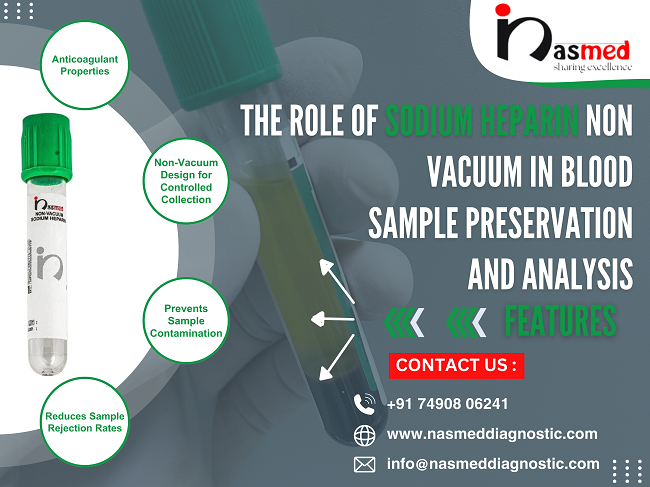 Non Vacuum Sodium Heparin Blood Tubes Available in Sikkim india