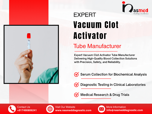 expert non vacuum clot activator tube manufacturer ahmedabad