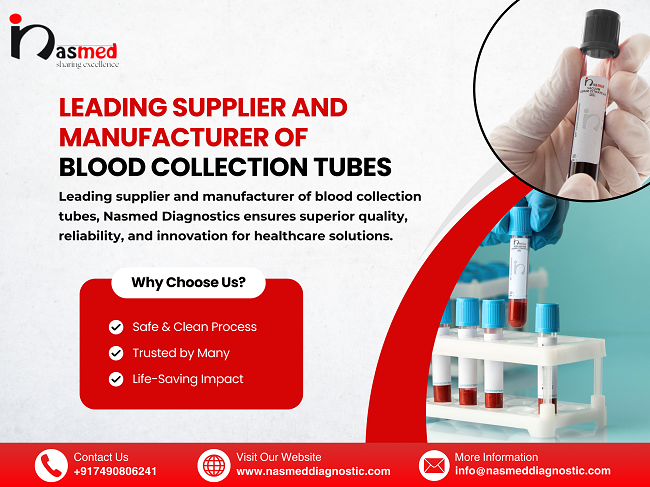 leading supplier and manufacturer of blood collection tubes in india