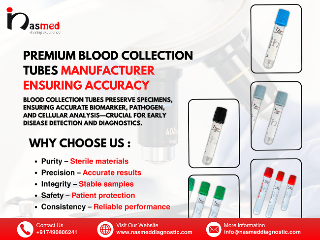 premium blood collection tubes manufacturer ensuring accuracy
