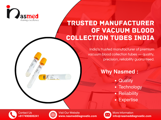 trusted manufacturer of vacuum blood collection tubes in india