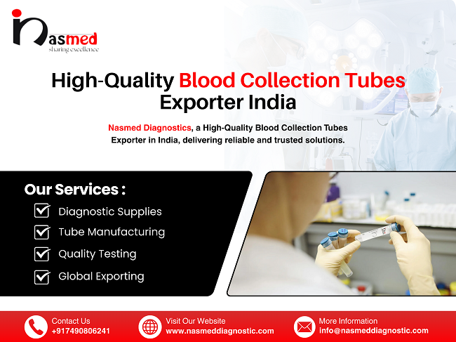 high-quality blood collection tubes exporter india gujarat ahmedabad