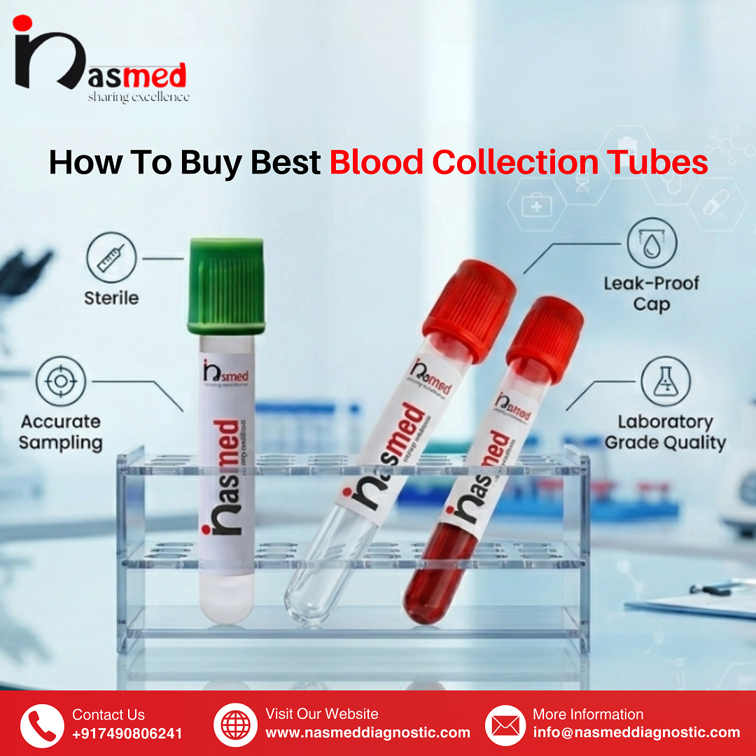 High-quality blood collection tubes used in labs meeting international diagnostic standards