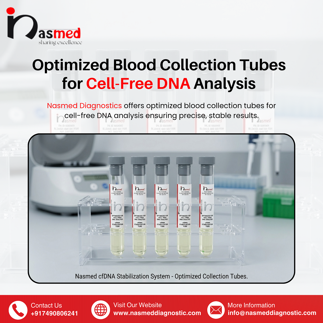optimized tubes maintain purity of cell-free dna samples